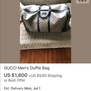 Gucci duffle